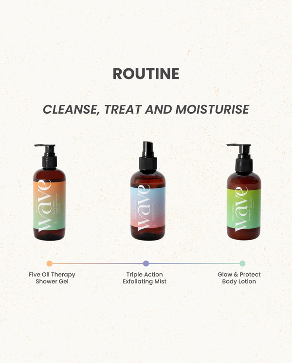 bath and body care routine