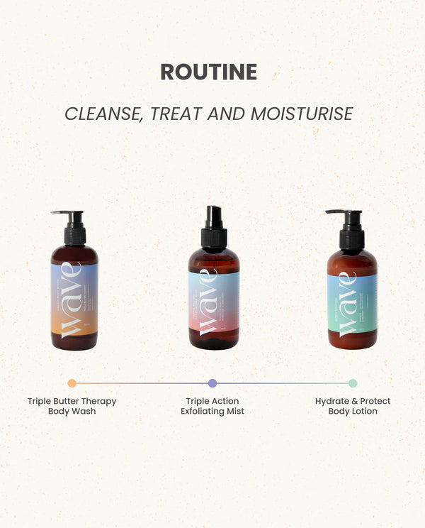 bath and body care routine