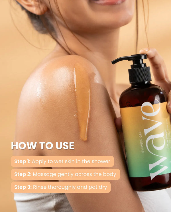how to use shower gel