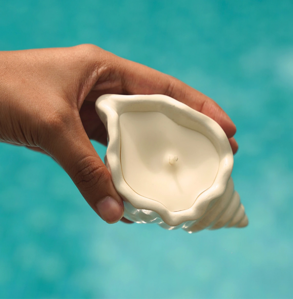 Wave Seashell Candle