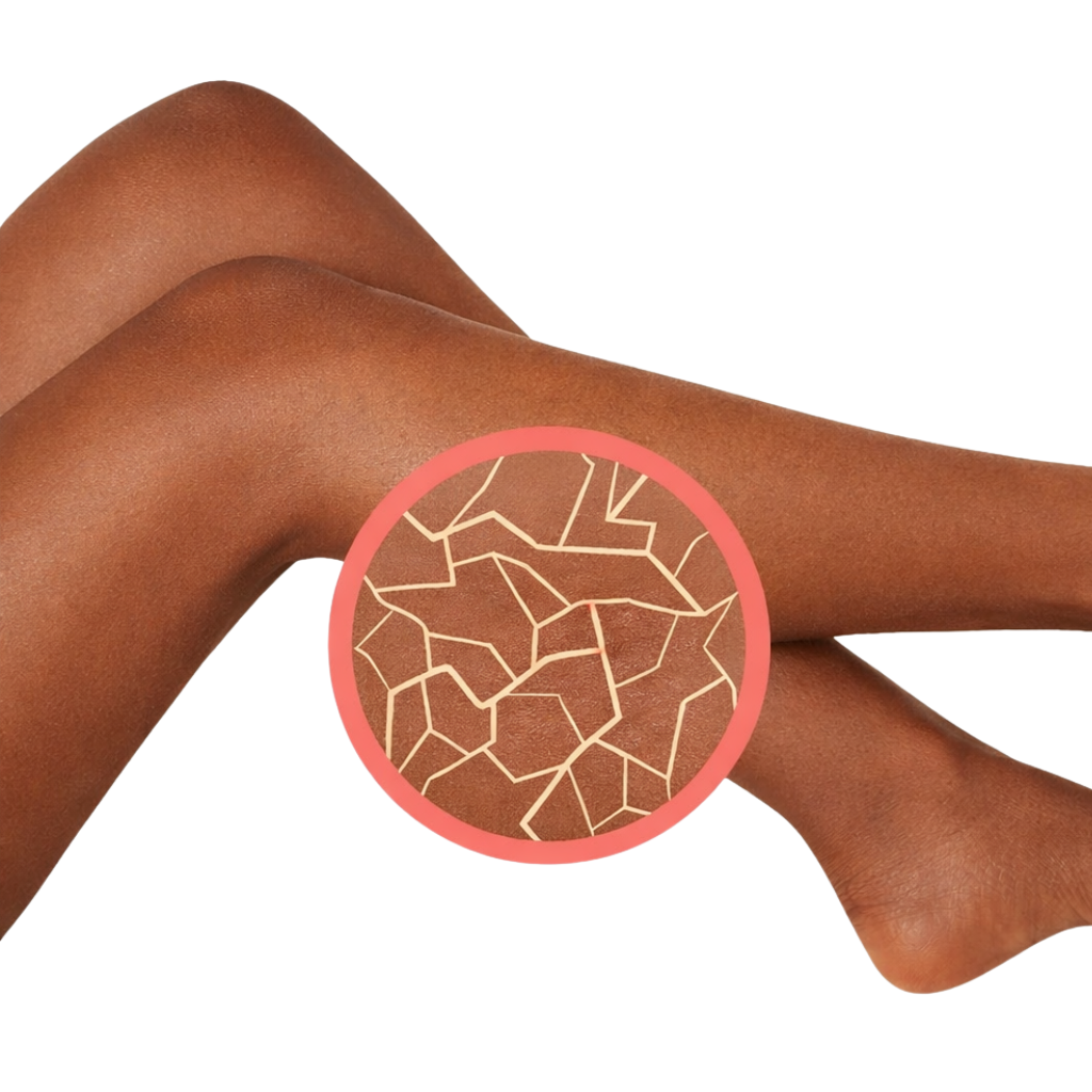 dry and dehydraded skin