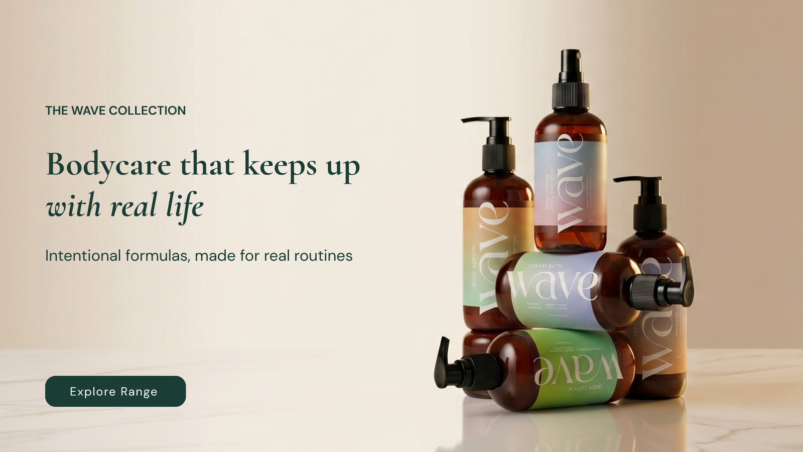 Wave Of Wellness skincare collection