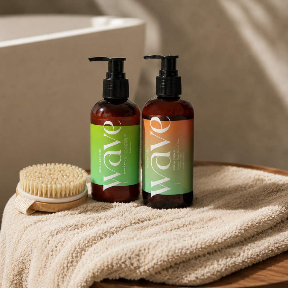 Wave full-size bodycare product range